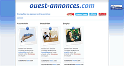Desktop Screenshot of ouest-annonces.com